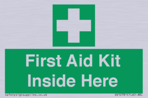 First Aid Kit Inside Here
